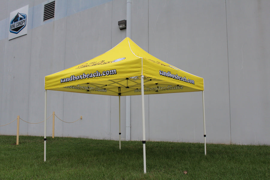 Custom printed 10x10 canopy