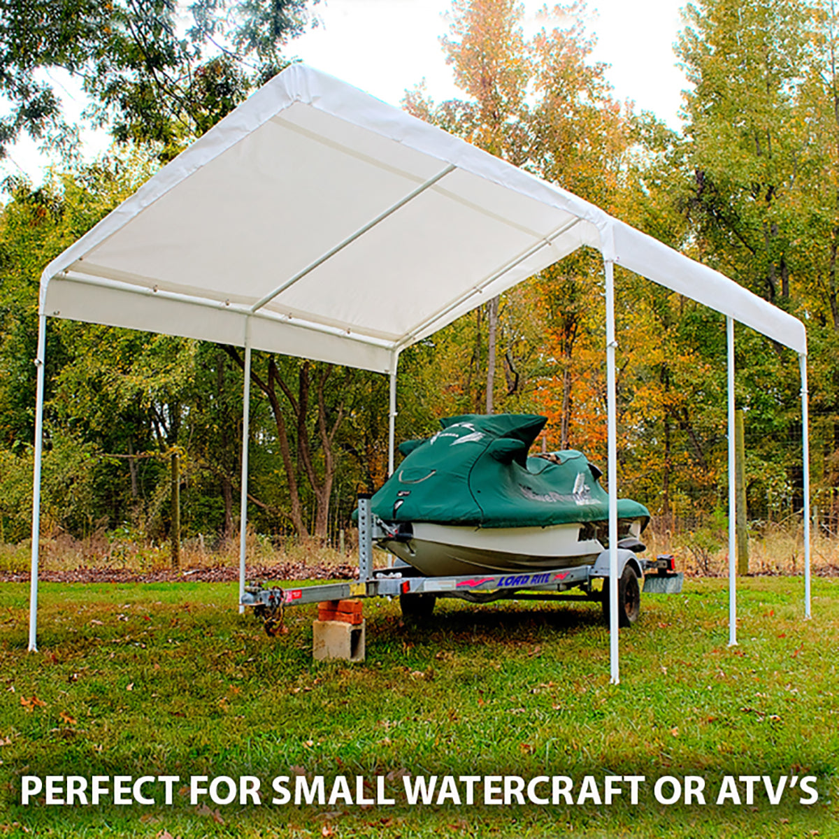 Universal 6 Leg 10X13 Canopy w/ WHITE Cover