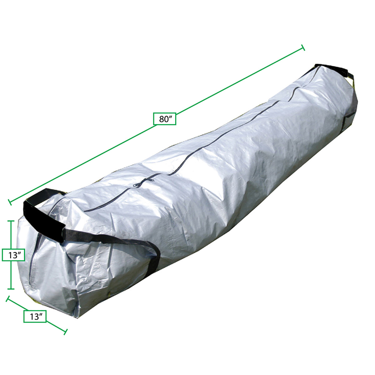 80 inch Canopy Bag Silver w/Handles