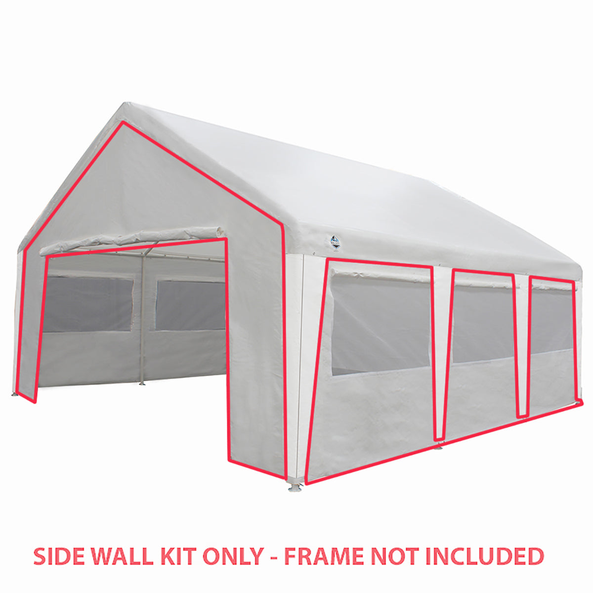 20 ft x 20 ft Sidewall Kit w/ Bugscreen Windows for Event Tent