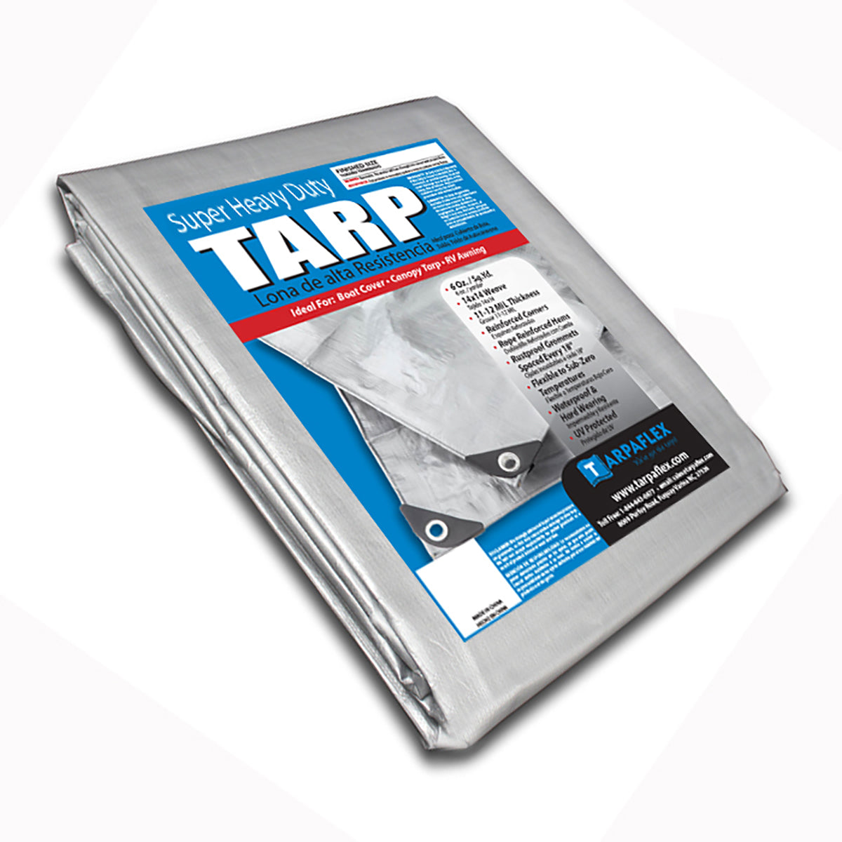 Silver White Super Heavy Duty Tarp
