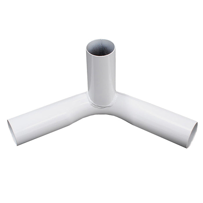 3-Way Fitting / 2 inch OD - White Powder Coated