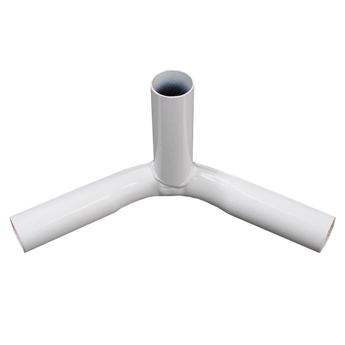 3-Way Fitting / 1 1/4 inch inside diameter, 1 3/8 inch outside diameter.