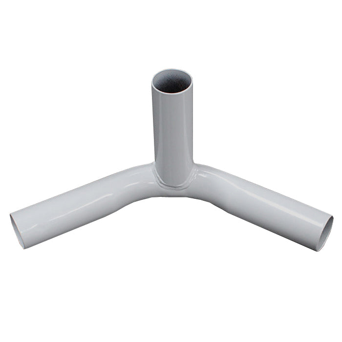 3-Way Fitting / 1 3/8 inch inside diameter - Gray Powder Coated