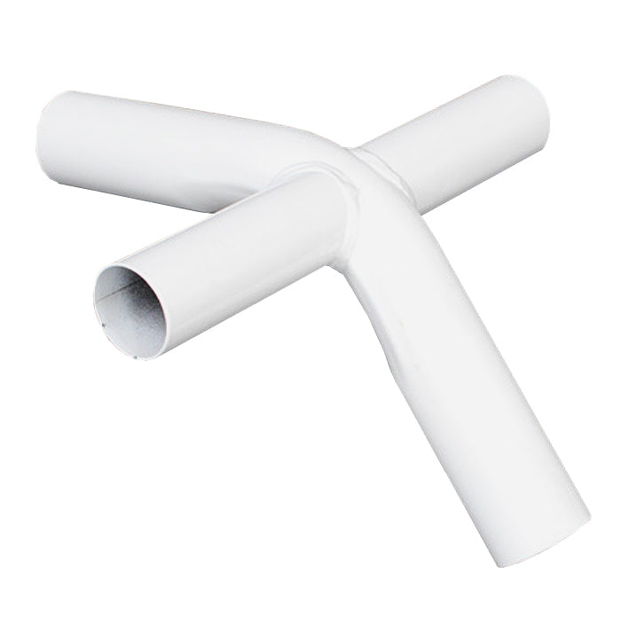 4-Way Fitting / 1.9 inch Bend / 1.5 inch Ear - White Powder Coated