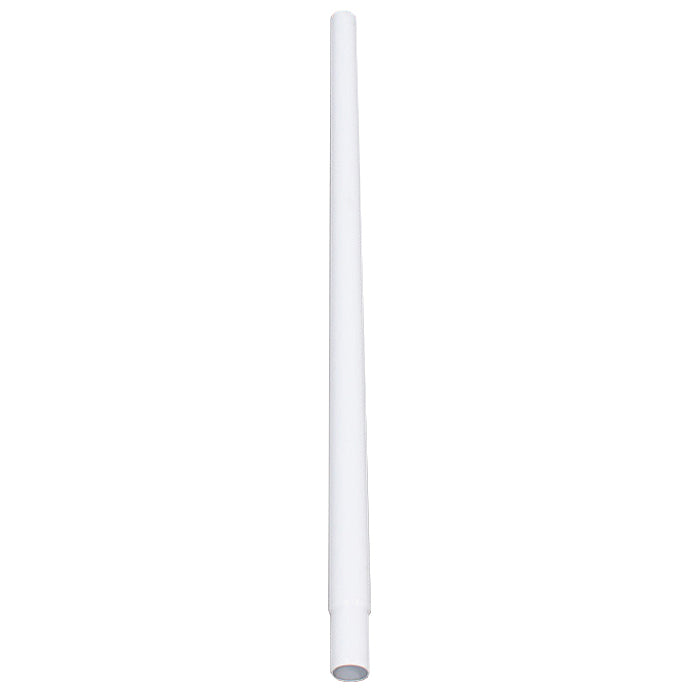 50 inch Swedge Pipe - White Powder Coated