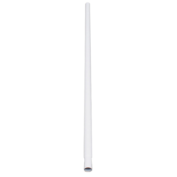 75 inch Single Swedge Pipe - White Powder Coated