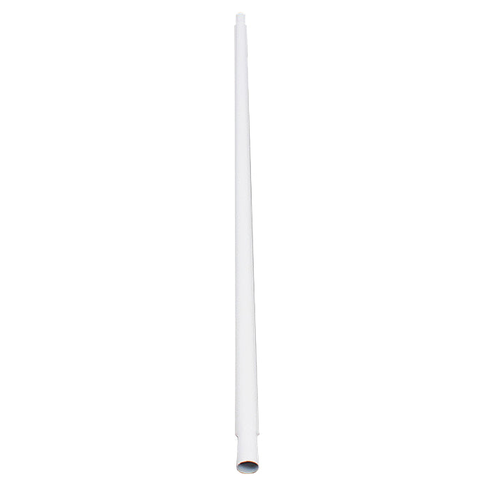 75 inch Double Swedge Pipe - White Powder Coated