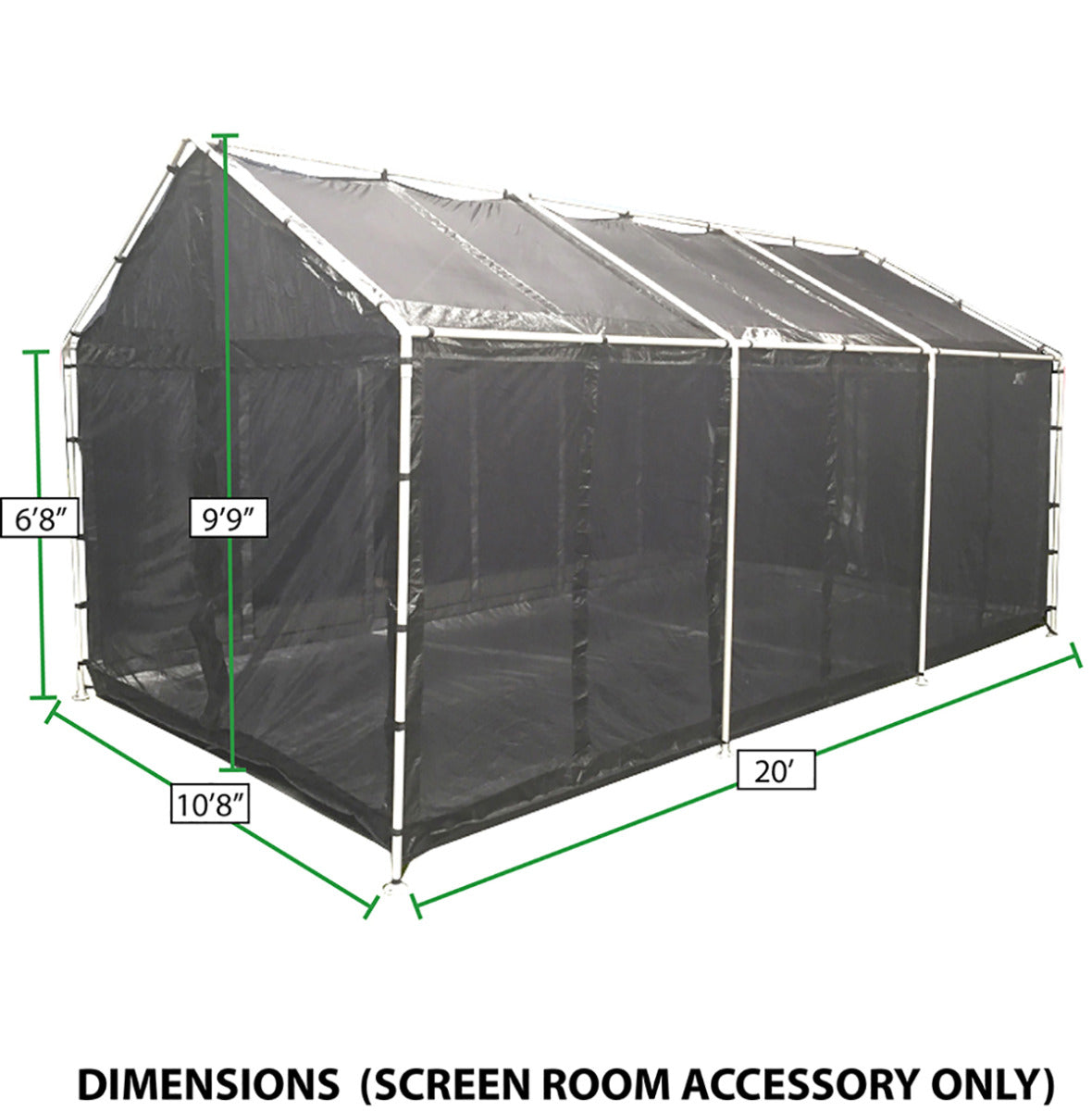 10 ft x 20 ft Canopy Screen Room