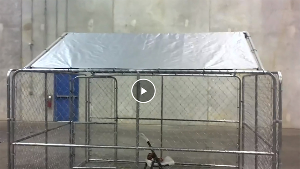 10 ft x 10 ft Dog Kennel Cover
