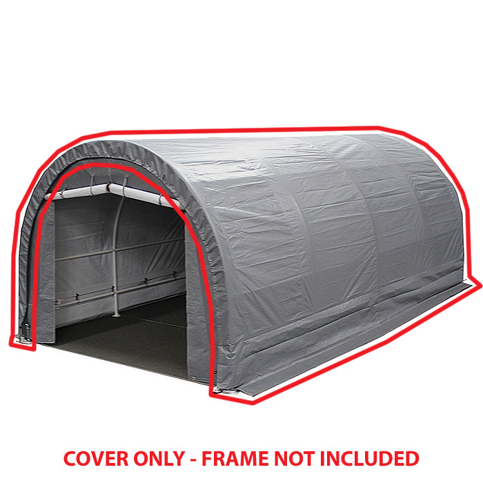10 ft x 20 ft x 8 ft Dome Garage Cover, 245gsm