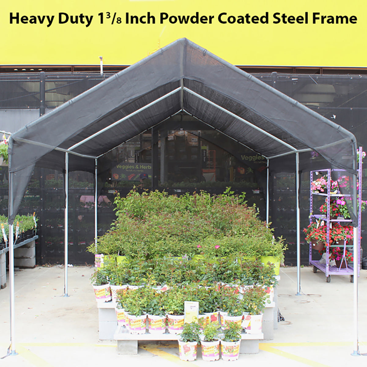 10 ft x 20 ft Garden Shade Canopy