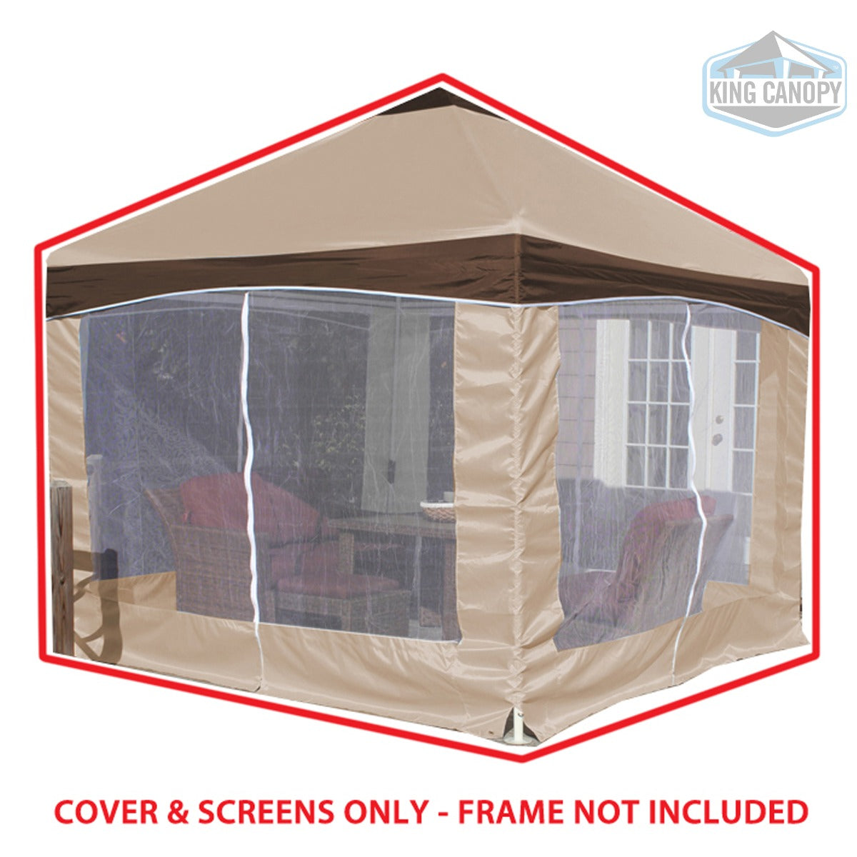 Garden Party  Backyard Gazebo Cover & Screen