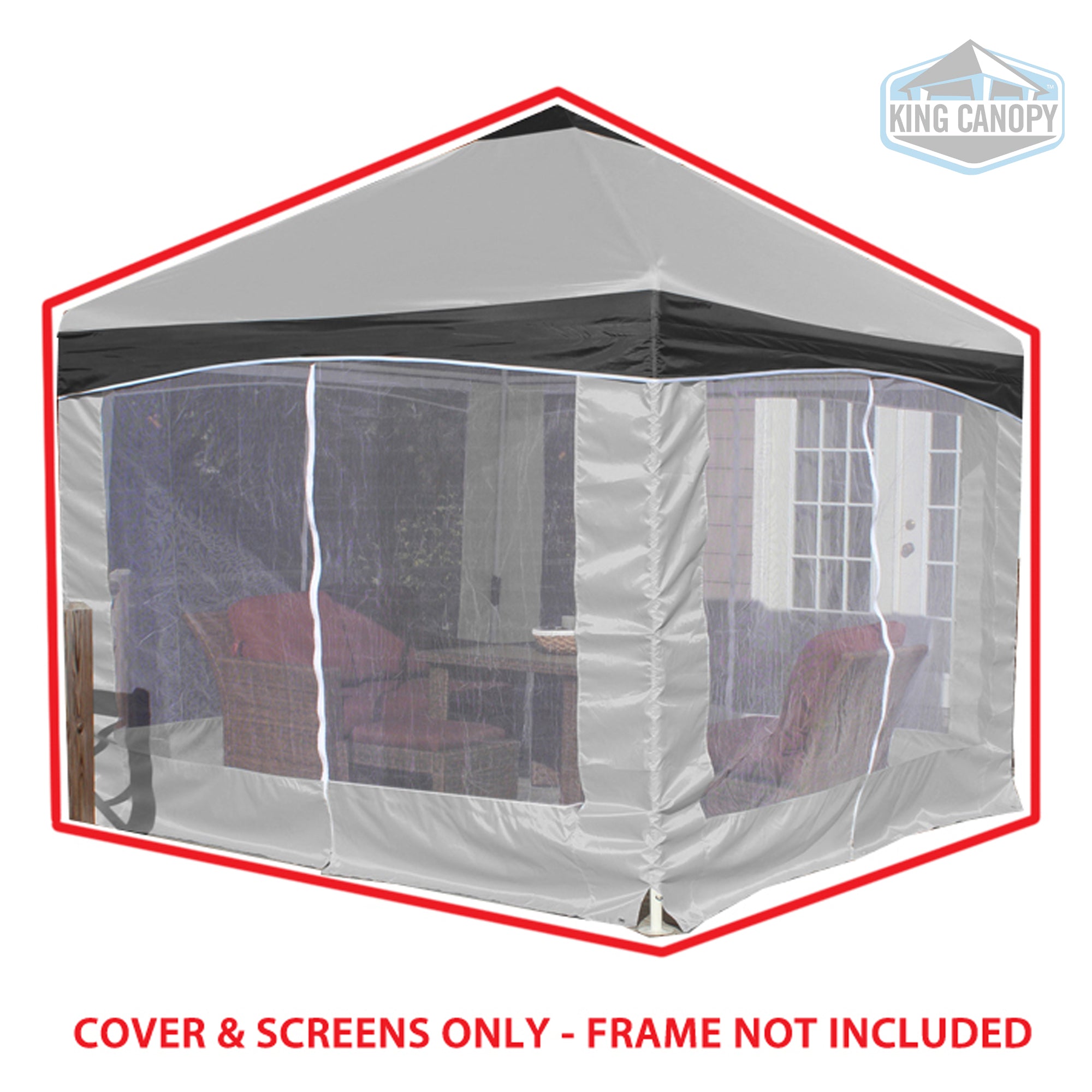 Garden Party  Backyard Gazebo Cover & Screen
