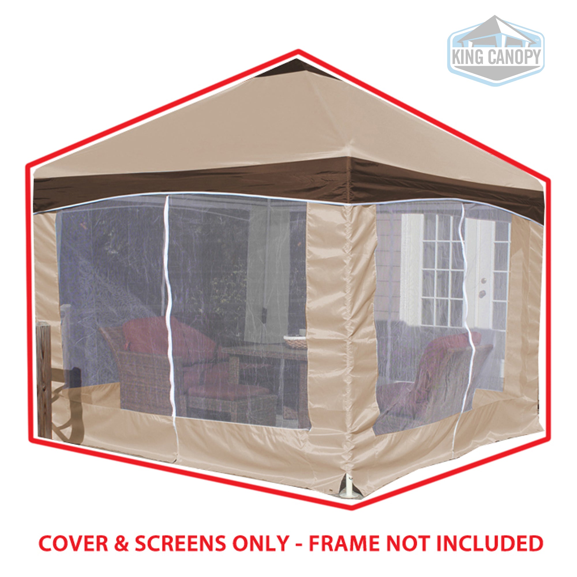 Garden Party  Backyard Gazebo Cover & Screen