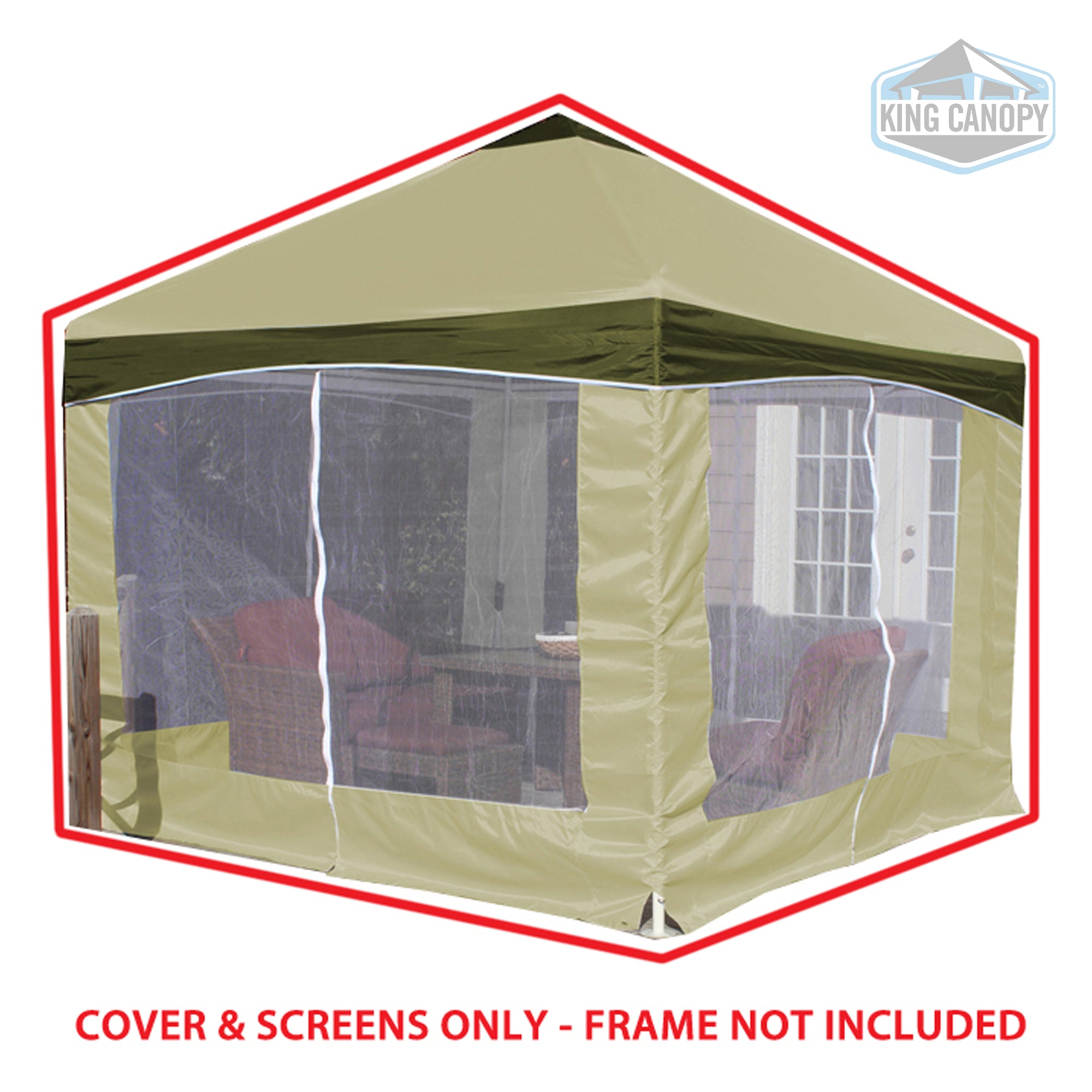 Garden Party  Backyard Gazebo Cover & Screen