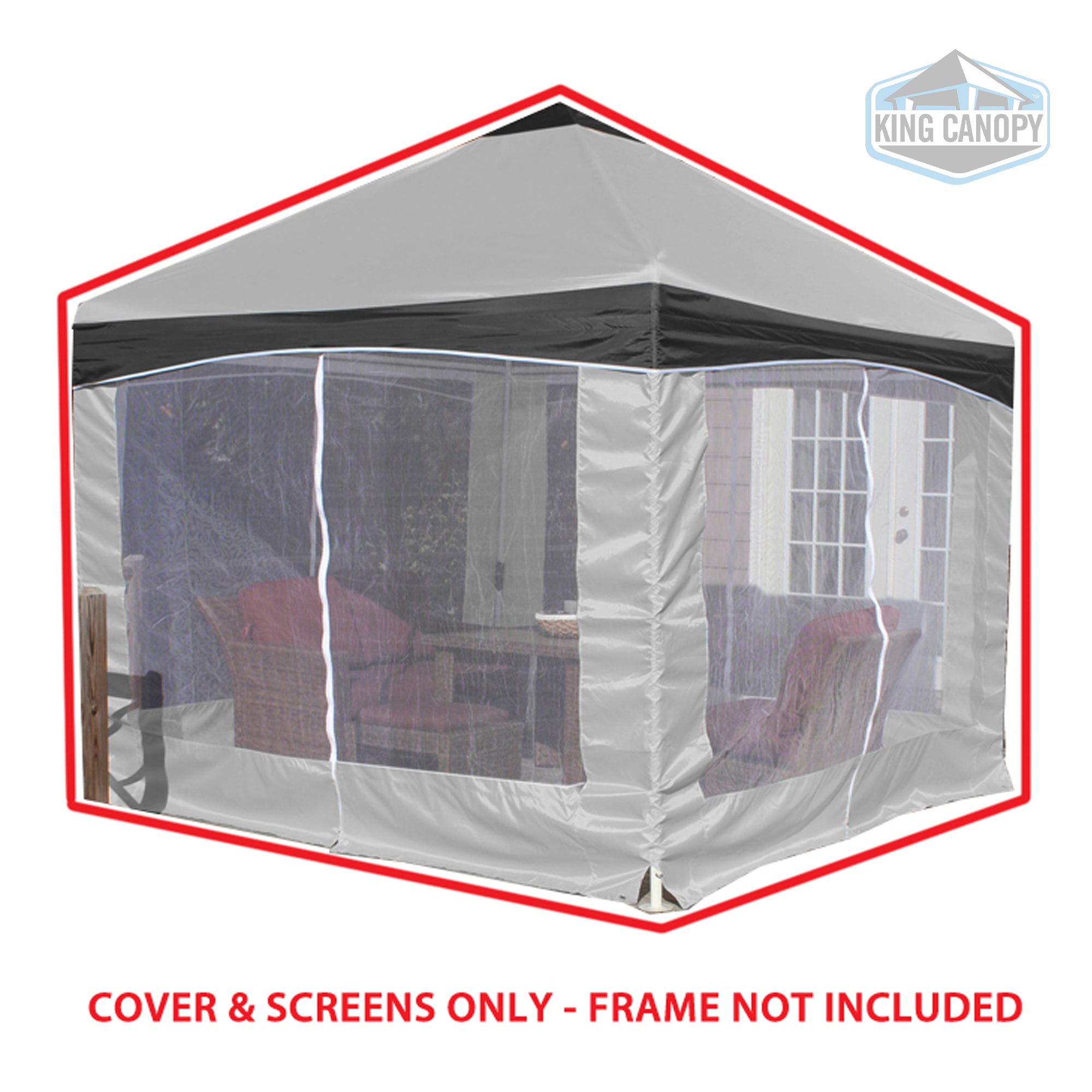 Garden Party  Backyard Gazebo Cover & Screen