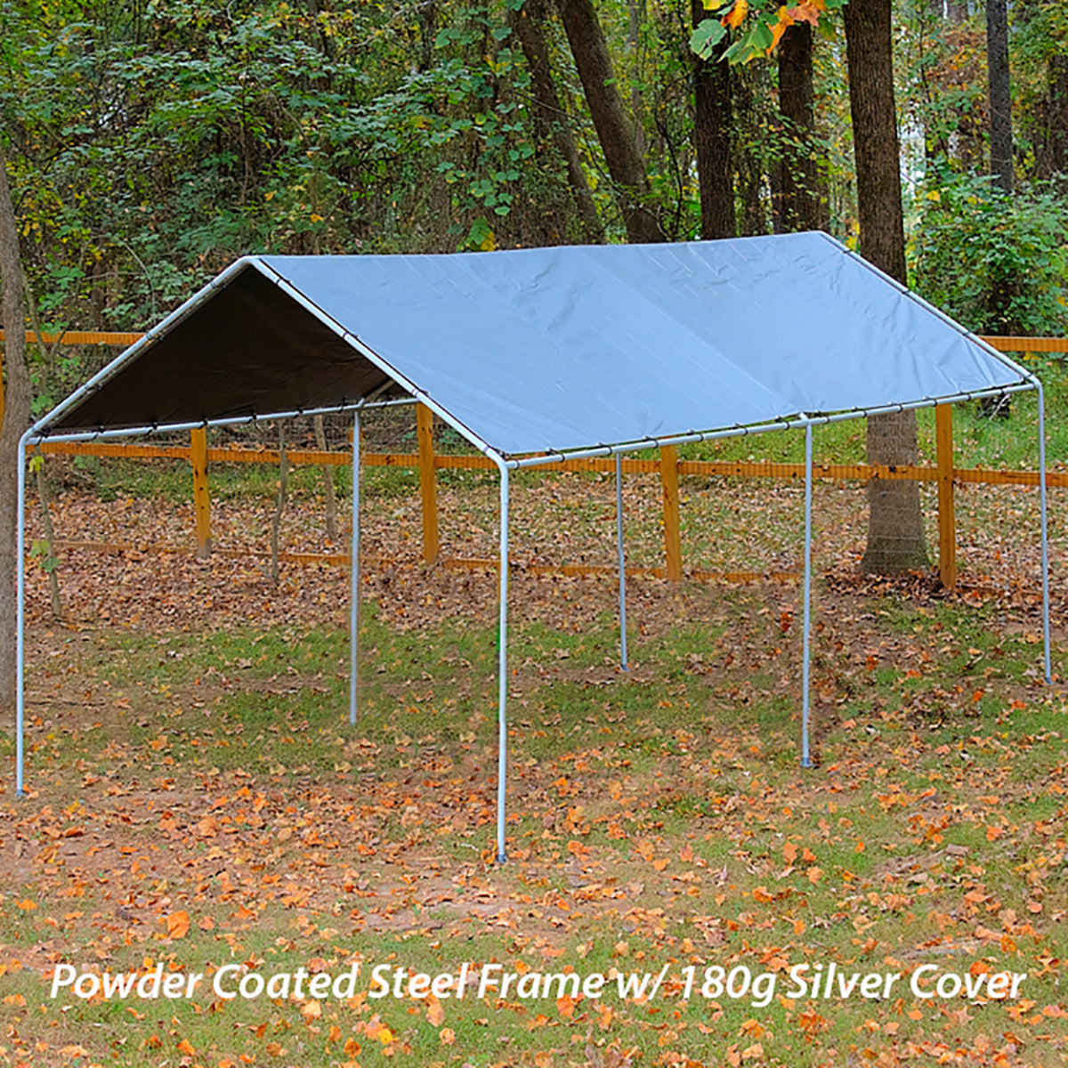 Original 6 Leg King Canopy 10 ft X 20 ft w/ Silver cover