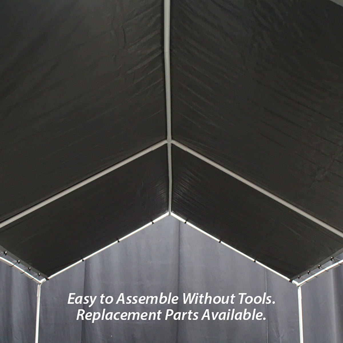 Original 6 Leg King Canopy 10 ft X 20 ft w/ Silver cover