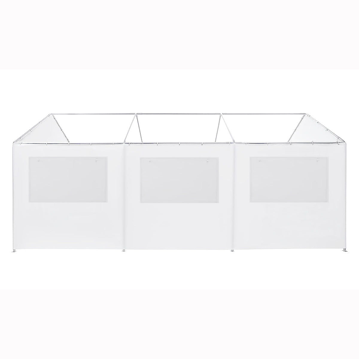 20 ft x 20 ft Sidewall Kit w/ Flaps and Bug Screen Windows For Expandable Canopy
