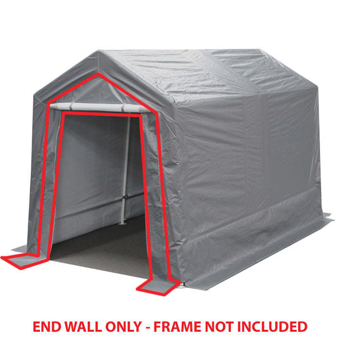 7 ft x 12 ft Garage End Wall w/ Zippers