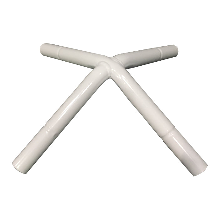 Garden Party 4 Way Top Fitting 1 3/8 inch - White Powder Coated