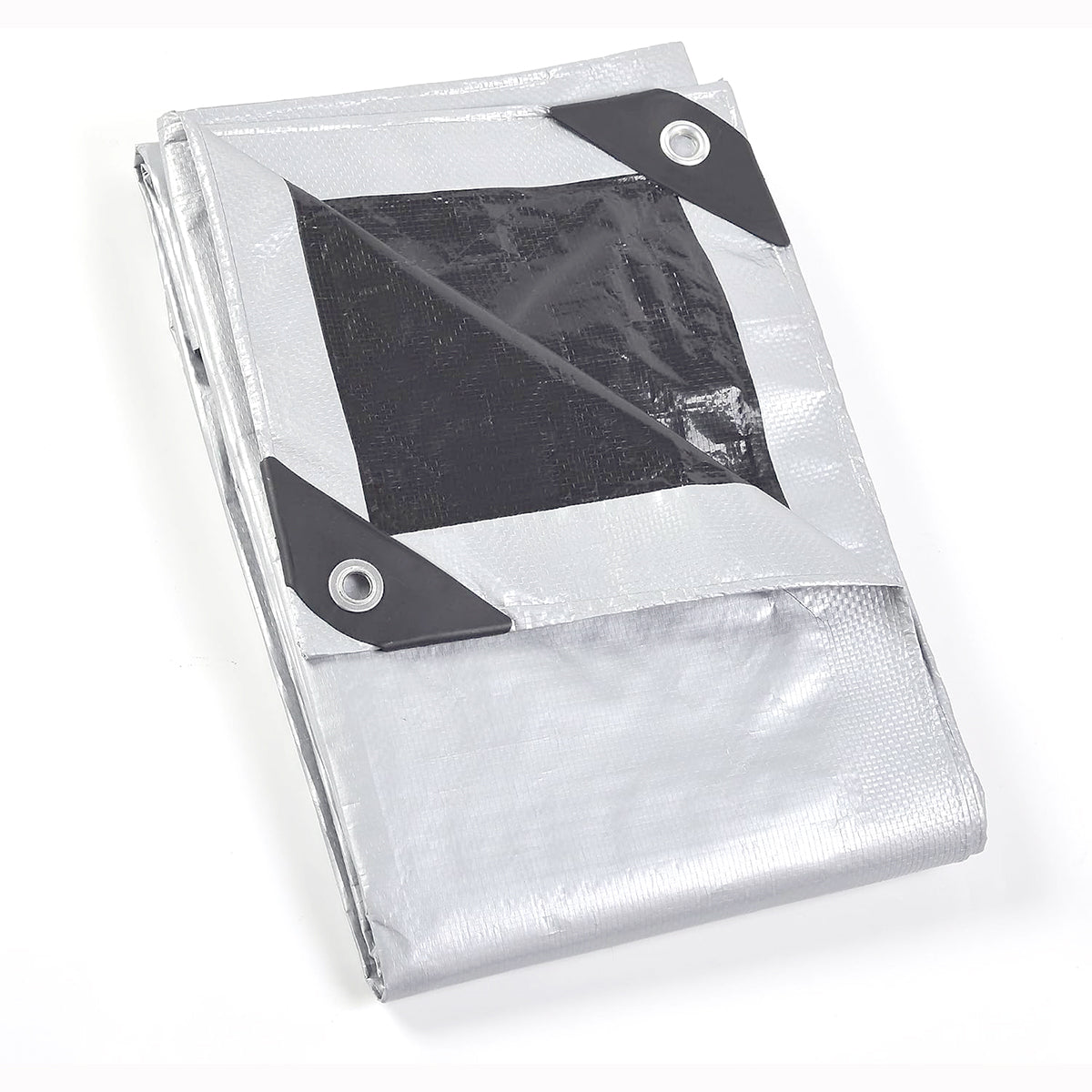 Silver/Black Dog Kennel Cover / Tarp Only