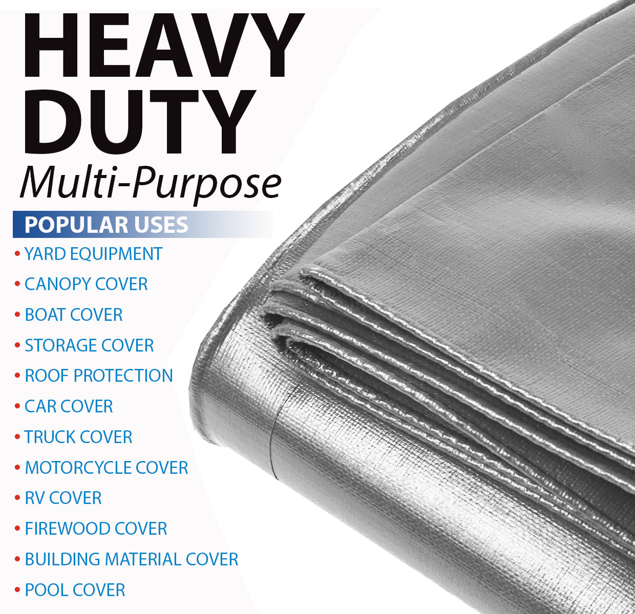 Silver/Black Dog Kennel Cover / Tarp Only