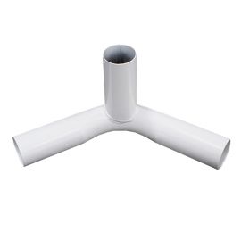 3-Way Fitting / 2 inch OD - White Powder Coated