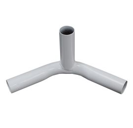 3-Way Fitting / 1 3/8 inch inside diameter - Gray Powder Coated