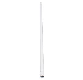 75 inch Double Swedge Pipe - White Powder Coated