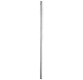 77.5 inch x 1.9 inch Silver Hammer Tone Pipe with Button Holes