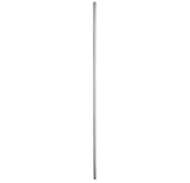 78 inch x 1.315 inch Silver Hammer Tone Pipe with Button Holes