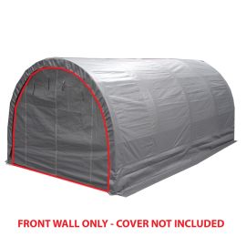 10 ft End Wall w/Zippers for Dome Garage