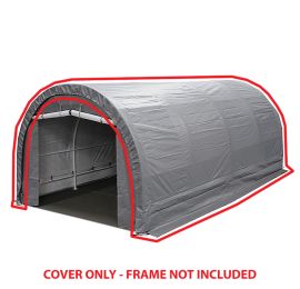 10 ft x 20 ft x 8 ft Dome Garage Cover, 245gsm