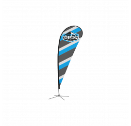 Double Sided Teardrop Flag 9 ft