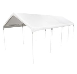 10 ft 8 in x 27 ft White Drawstring Cover
