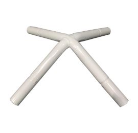 Garden Party 4 Way Top Fitting 1 3/8 inch - White Powder Coated