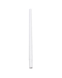 33 inch Swedge Pipe - White Powder Coated