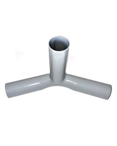 3-Way Low Profile Fitting / 1 3/8 inch inside diameter, 1 1/2 inch outside diameter.