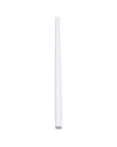 50 inch Swedge Pipe - White Powder Coated