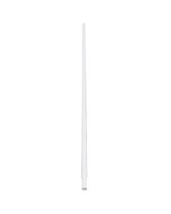 78 inch x 1.315 inch Swedge Pipe - White Powder Coated