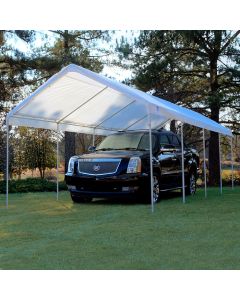 REFURBISHED Universal 10 Leg 10X27 Canopy w/ WHITE Cover