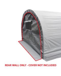 10 ft End Wall w/ Window for Dome Garage