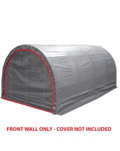 10 ft End Wall w/Zippers for Dome Garage