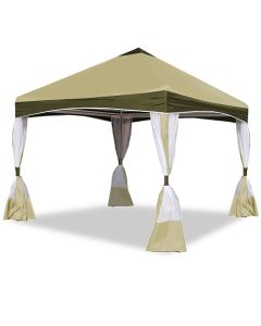 Garden Party 10X10 Canopy w/ Olive Branch Cover