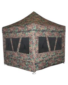 2 in 1 Hunting Blind & Festival Instant Pop Up Tent (10 ft X10 ft)