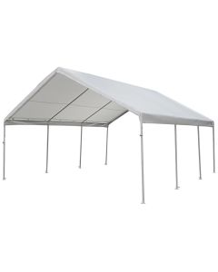 *REFURBISHED* 18 ft x 20 ft Hercules 8 Leg Canopy - w/ WHITE Fitted Cover