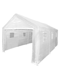 HERCULES 10X20 Canopy w/ GREENHOUSE Cover