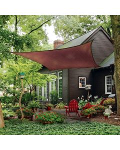 12 ft Quadrilateral Sun Shade Sail - Terracotta